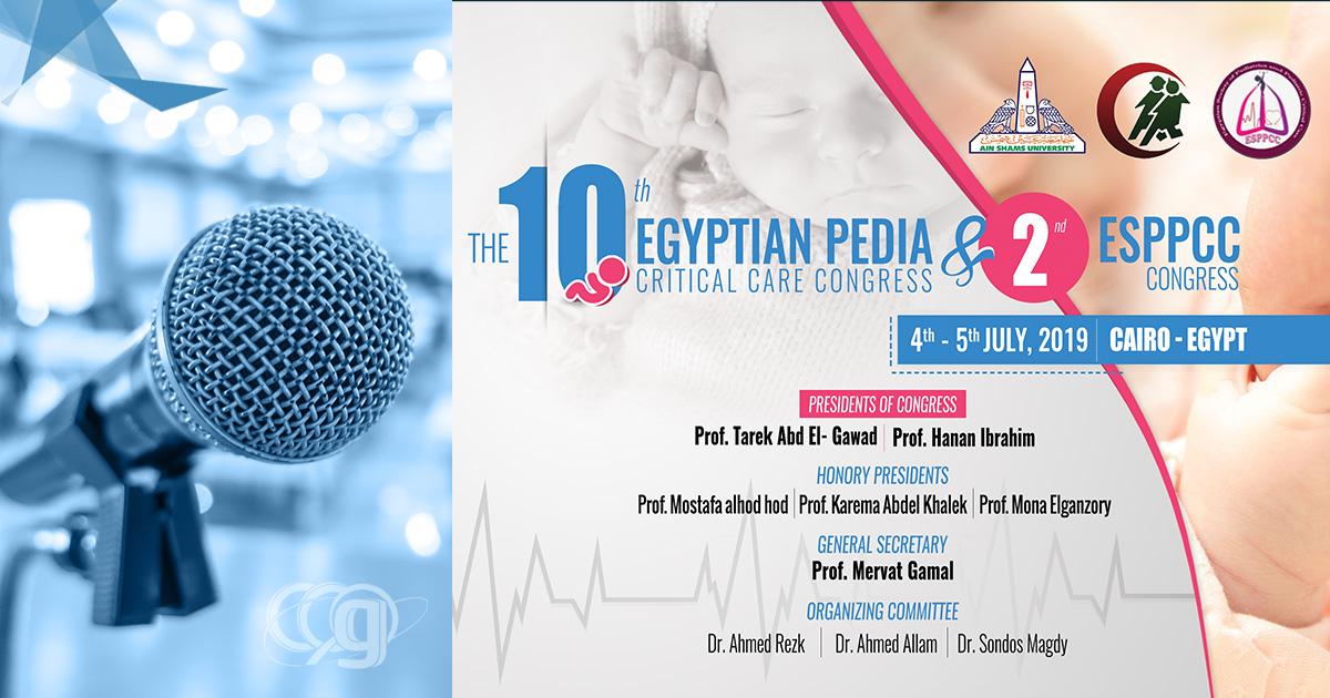 The 10th Egyptian Pedia Critical Care Congress & 2nd ESPPCC Congress