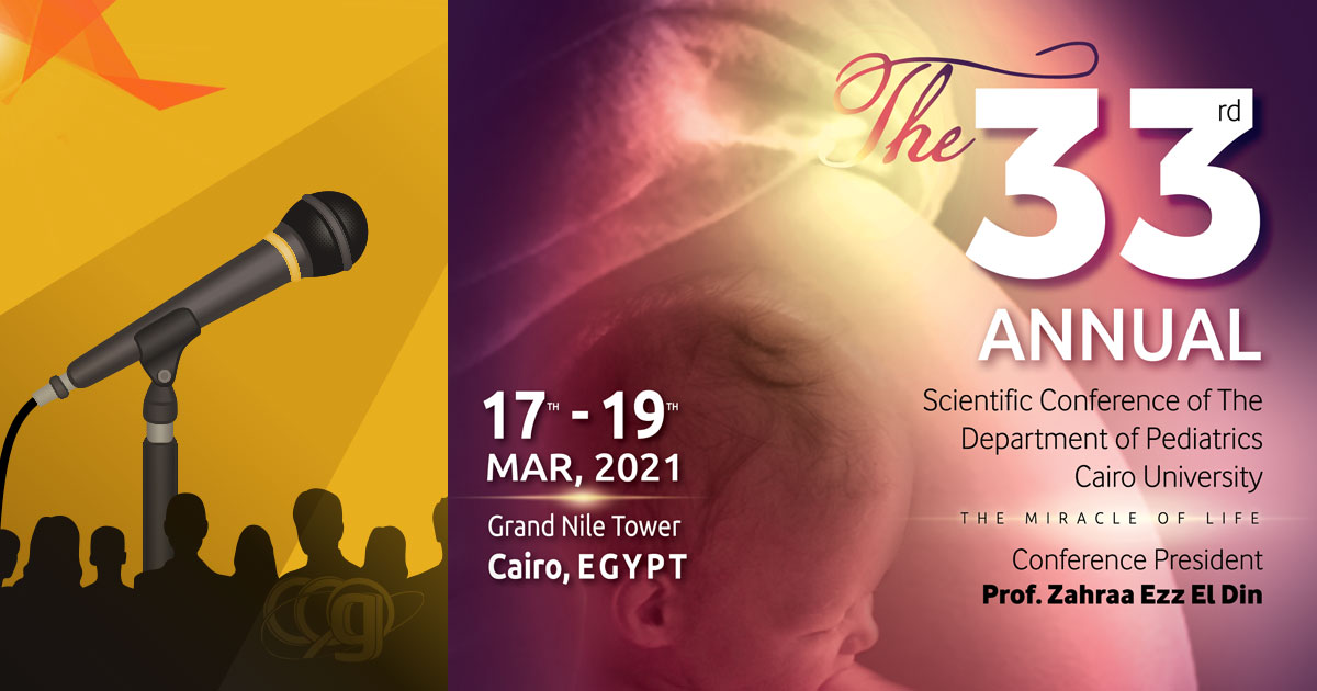 33rd Annual Scientific Conference of The Department of Pediatrics Cairo Uni.