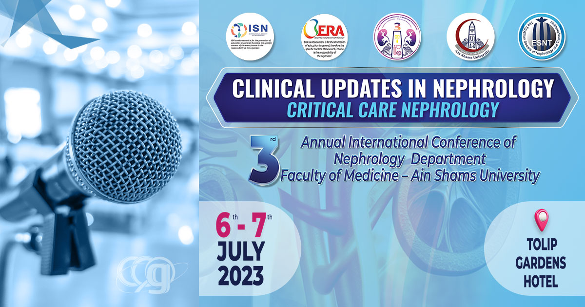 3rd Annual International Conference of Nephrology | Faculty of Medicine, Ain Shams Uni.