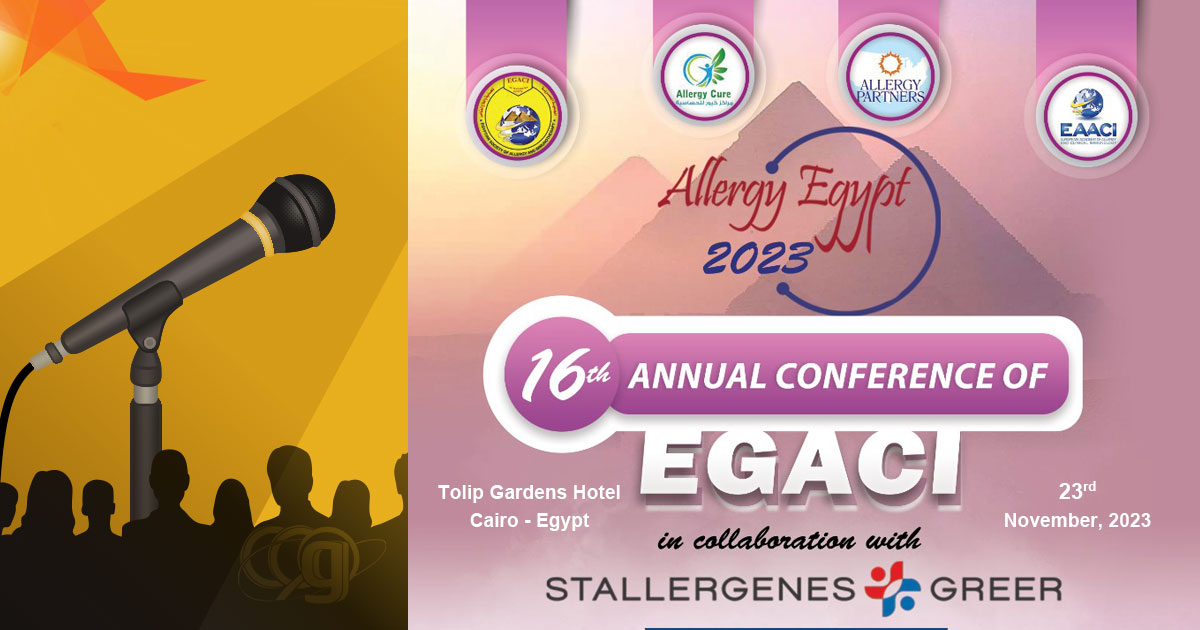 16th Annual Conference of EGACI - Allergy Egypt 2023