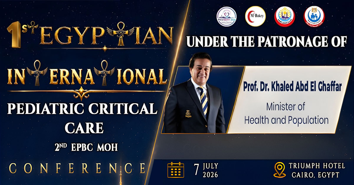 1st Egyptian International Conference of Pediatric Critical Care